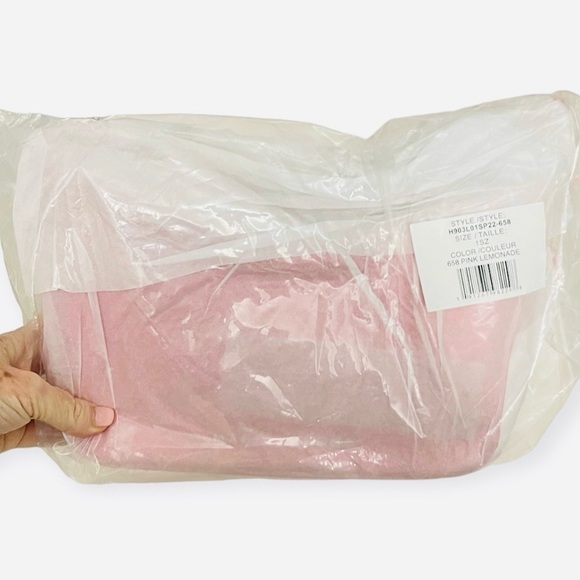 MARC JACOBS Handbag Tempo Baguette Shoulder Bag Pink Lemonade Silver Hardware - Picture 7 of 11